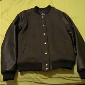 American eagle jacket wool bomber ae